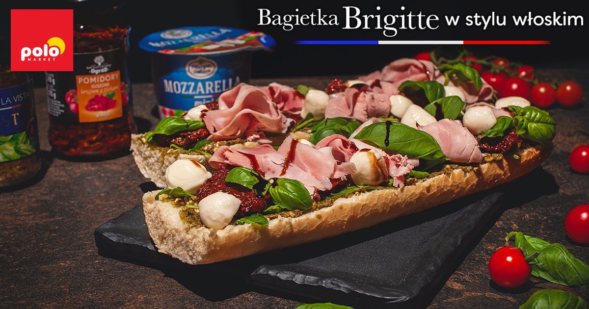 Bagietka Brigitte w stylu włoskim