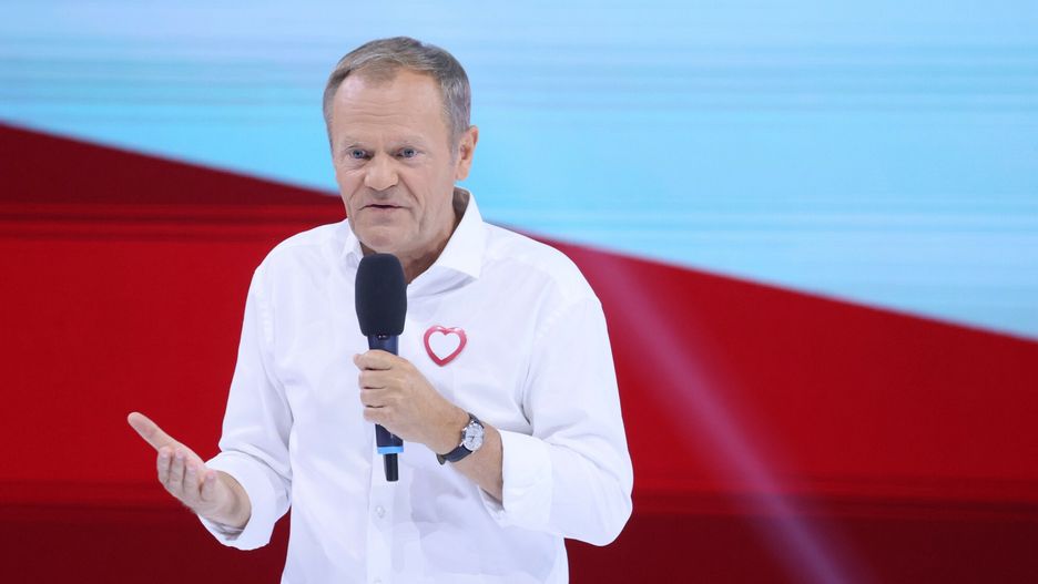 Konwencja Koalicji Obywatelskiej w Tarnowie
Fot. Wojciech Olkusnik/East News, Tarnow, 09.09.2023. Konwencja Koalicji Obywatelskiej w Tarnowie pt. "100 konkretow na 100 dni", w Arenie Jaskolka.
N/z: Donald Tusk
Wojciech Olkusnik