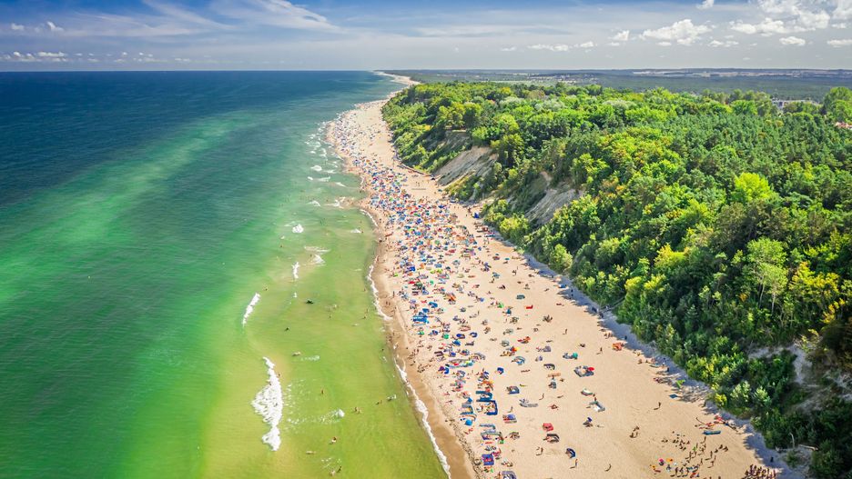 Plaże nad Bałtykiem są uwielbiane przez Polaków