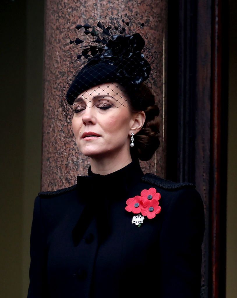 Kate Middleton during Remembrance Day