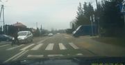 Dramat na przejściu. Kierowca stracił "prawko" [WIDEO]