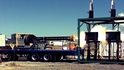 Wojskowy railgun - Blitzer wystrzelił po raz pierwszy 1