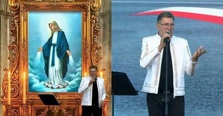 Bayer Full GWIAZDĄ koncertu TV Trwam i Radia Maryja. Świerzyński śpiewał o "małej blondyneczce", a potem "żartował" z kobiet po 40-stce (WIDEO)