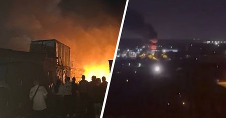 Wielki pożar pod Moskwą. I rój dronów