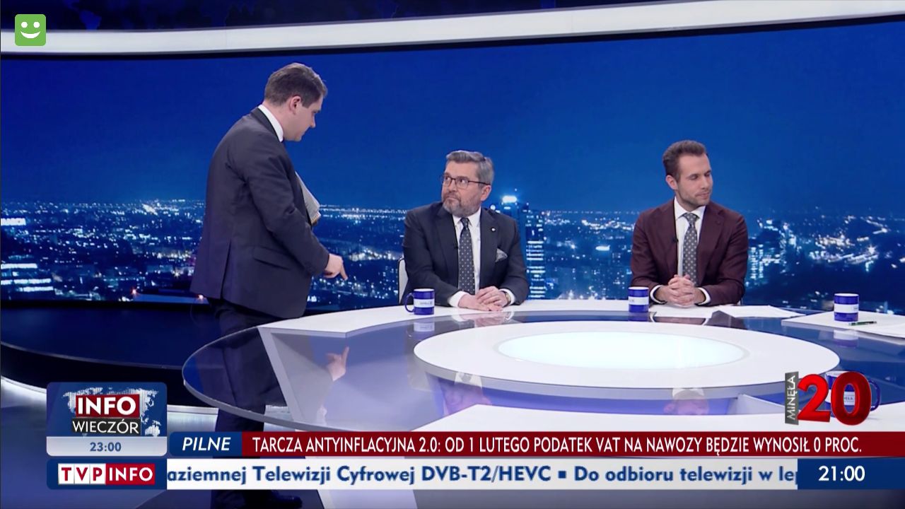 Awantura w TVP Info. Poseł PiS wyszedł ze studia 
