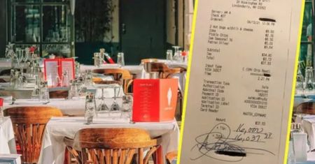 Kelnerka spojrzała na rachunek i zamarła. Od razu podeszła do klienta