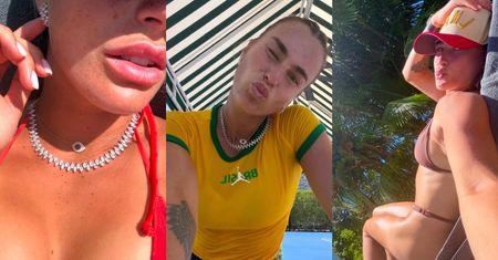 Aryna Sabalenka obwieszona diamentami za prawie PÓŁ MILIONA ZŁOTYCH pozdrawia z wakacji. Skromnie? (ZDJĘCIA)