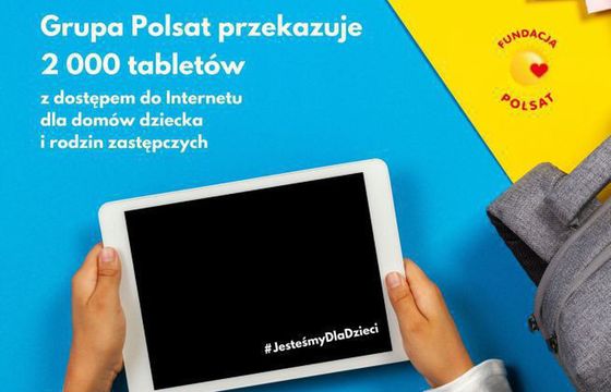 Fundacja Polsat przekaże 2 tys. tabletów dla dzieci z domów dziecka i placówek wychowawczych