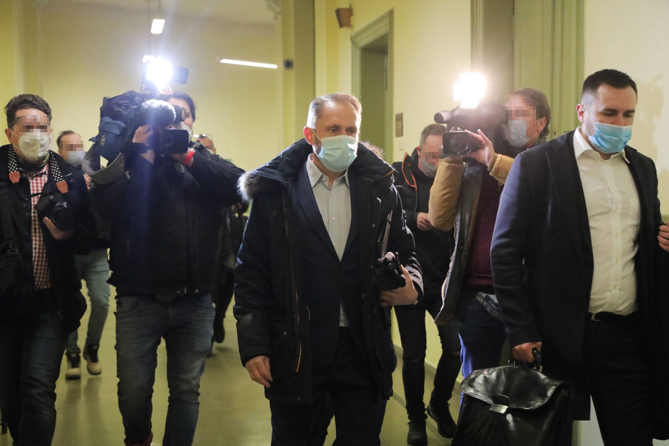 Kamil Durczok na rozprawie sądowej