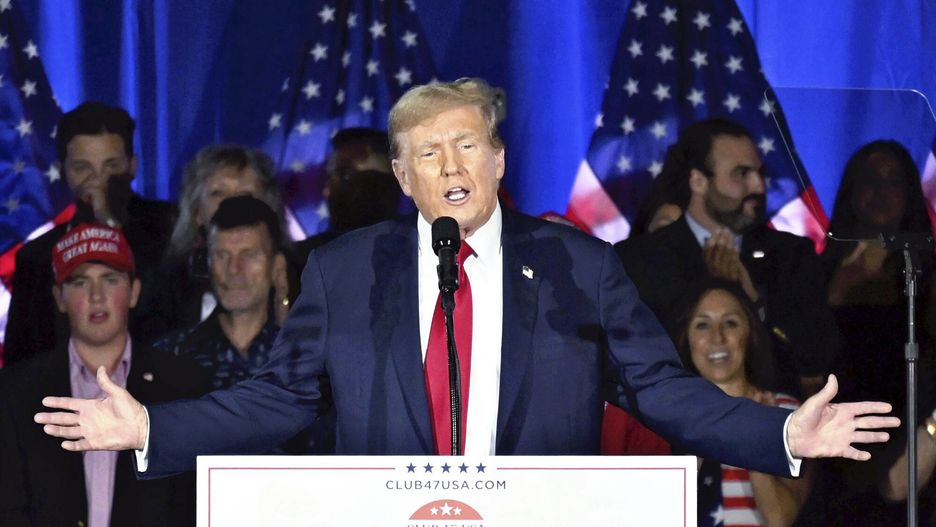 Donald Trump kontynuuje kampani?
Former U.S. President Donald Trump delivers a speech in West Palm Beach, Florida, United States of America on June 14, 2024. June 14th is Trump's 78th birthday.( The Yomiuri Shimbun via AP Images )
Takayuki Fuchigami