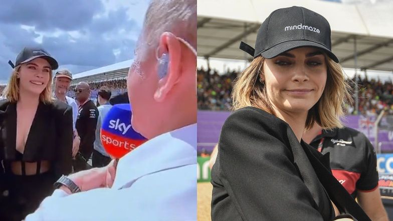 Cara Delevingne w ogniu krytyki po tym, jak odmówiła wywiadu na Grand Prix