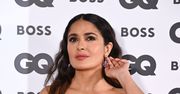 Salma Hayek zachwyciła w karmazynowej sukni. Wie, jak przyciągnąć uwagę