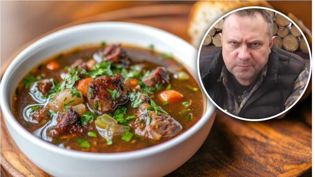 Tomasz Strzelczyk jest fanem zupy ogonowej