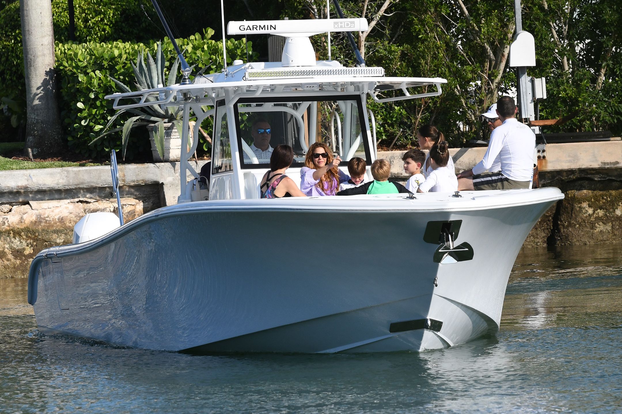 Shakira szaleje w Miami podczas rejsu z przyjaciółmi