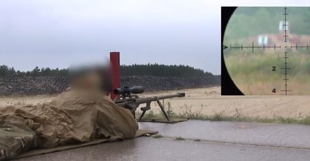 Ukraiński snajper poluje na Rosjan. Używa tego potwora