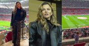 Anna Lewandowska melduje się na meczu Polska - Portugalia. Na stadion zabrała Laurę