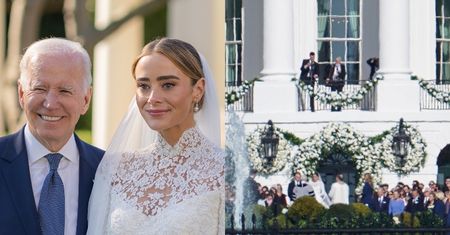 Joe Biden zorganizował wnuczce spektakularny ŚLUB W BIAŁYM DOMU! Suknia panny młodej inspirowana była stylem Grace Kelly. PIĘKNA? (ZDJĘCIA)