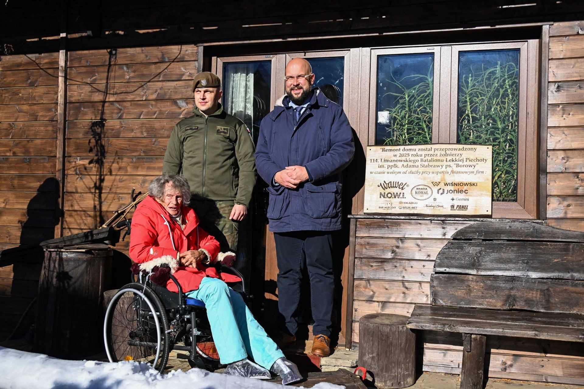 Żołnierze 114 Limanowskiego Batalionu Piechoty wyremontowali dom sanitariuszki AK