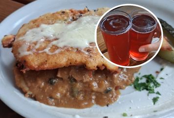 Obiad w barze mlecznym w Zakopanem. Jedzenie super, ale cena za kompot powala