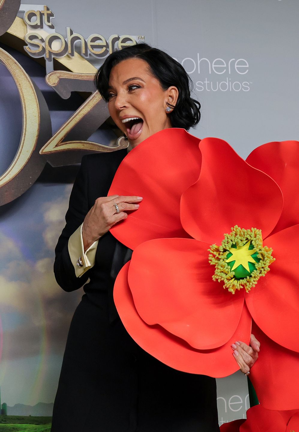 Kris Jenner na premierze "Czarnoksiężnika z Oz"