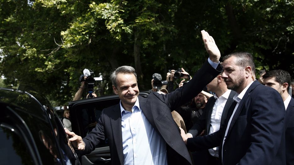 Premier Grecji Kyriakos Mitsotakis