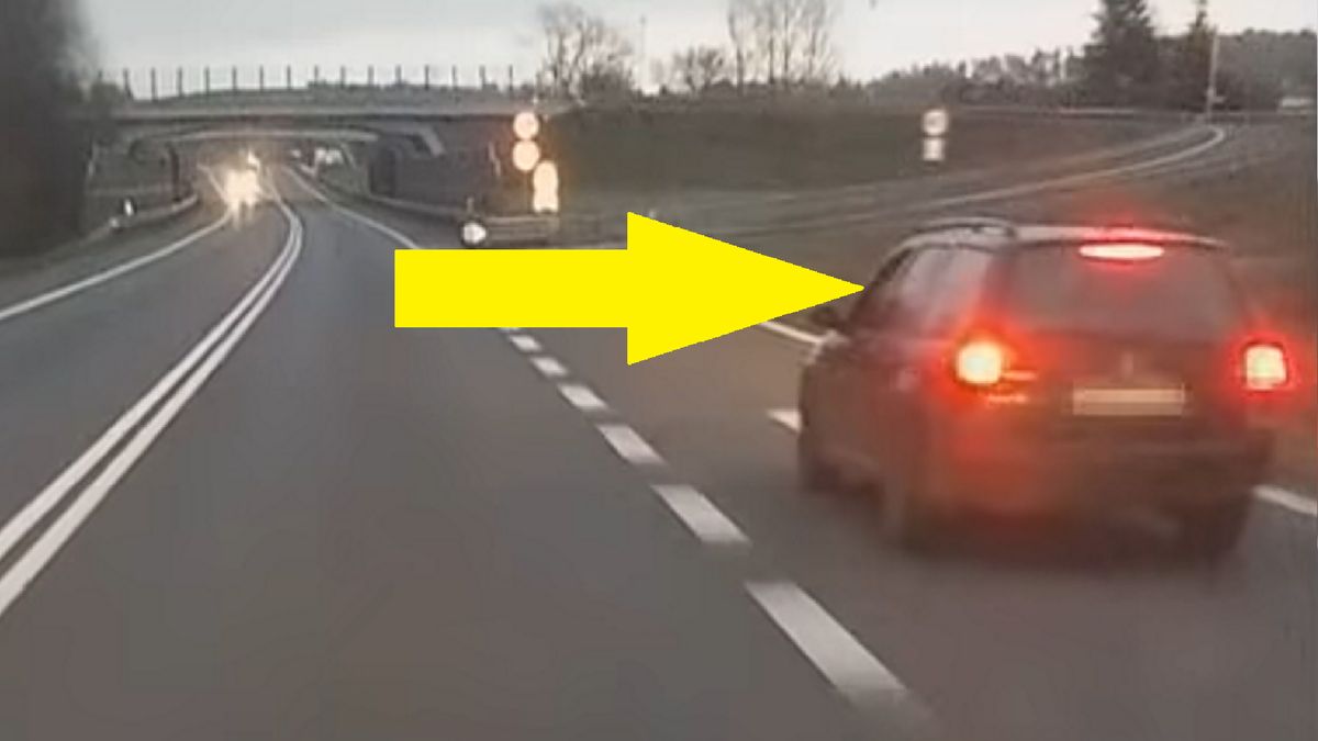 Kierowca golfa poczuł się bezkarny