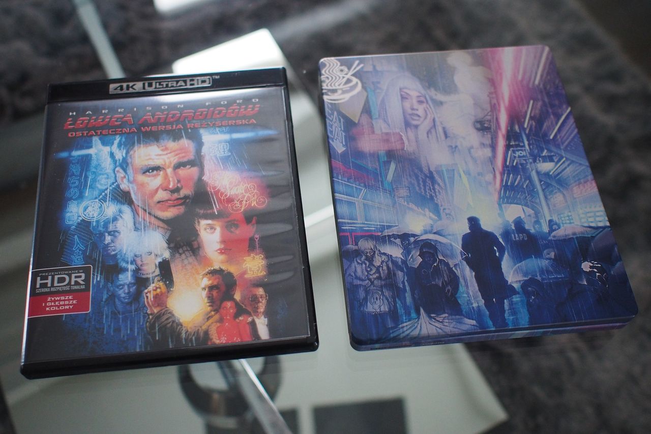 Blade Runner 2049 4K Ultra HD blu-ray w steelbooku (po prawej) to wydatek min. 160 zł