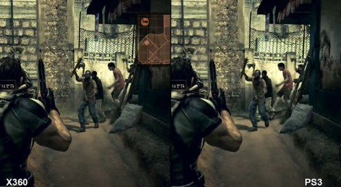 Resident Evil 5 - wideoporównanie