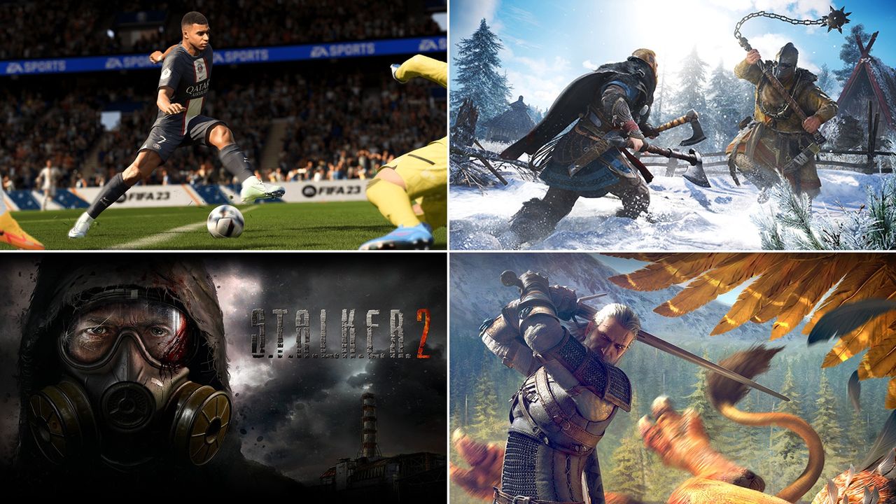 FIFA, AC, STALKER, WITCHER