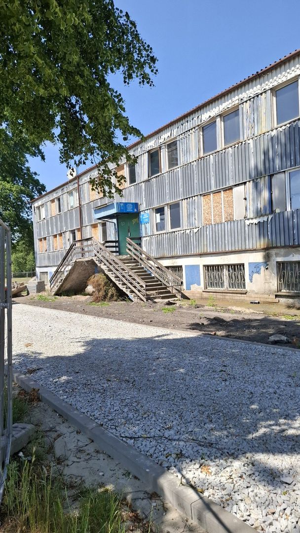 Polar Wrocław, Zakrzów. Stary budynek klubowy do rozbiórki, czerwiec 2025