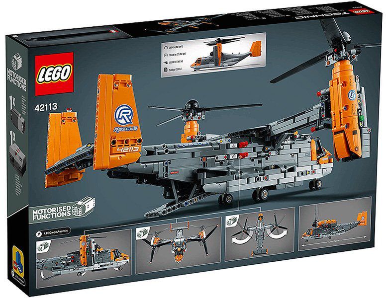 LEGO Technic 42113 Bell Boeing V-22 Osprey – zakazany zestaw, którego nie znajdziesz w sklepach 3