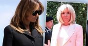 Melania Trump tym razem wypadła blado w swojej stylizacji przy Brigitte Macron! Pierwsza Dama Francji rozłożyła ją na łopatki