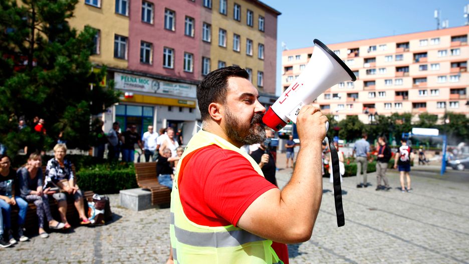 Na Marszu Równości w Zabrzu pojawił się tylko sam organizator