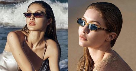 Seksowna Gigi Hadid pręży się w reklamie okularów własnego projektu