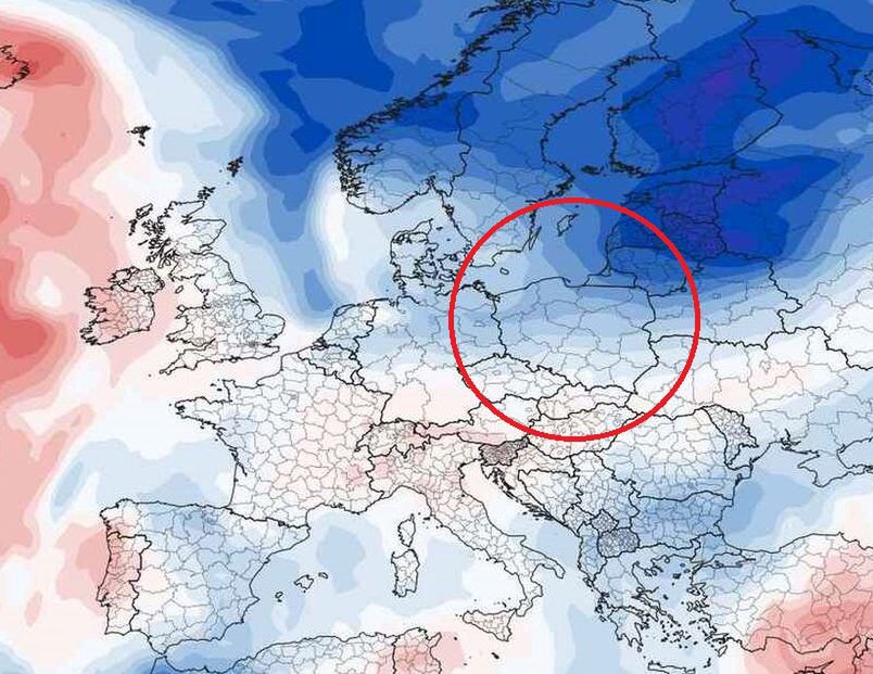 Prognoza pogody dla Polski