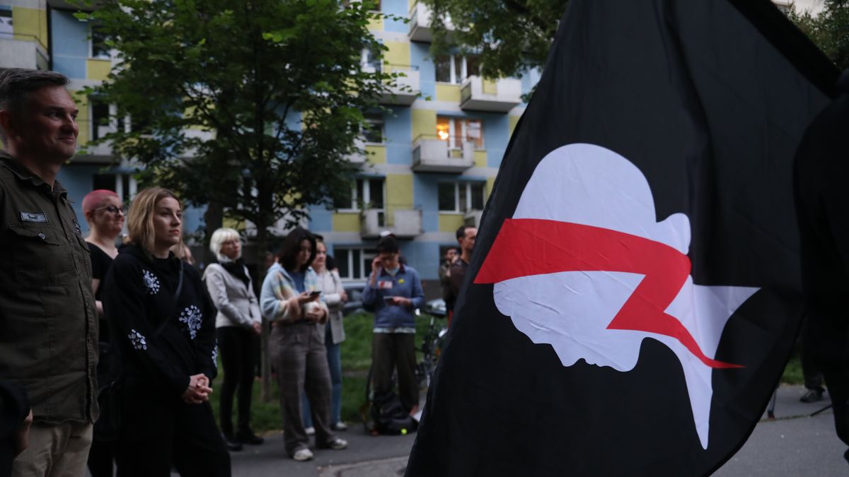 Protest '' Ani jednej wiecej '' w Krakowie
