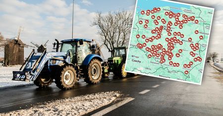 Rolnicy wyszli na ulice. Oto mapa, gdzie protestują