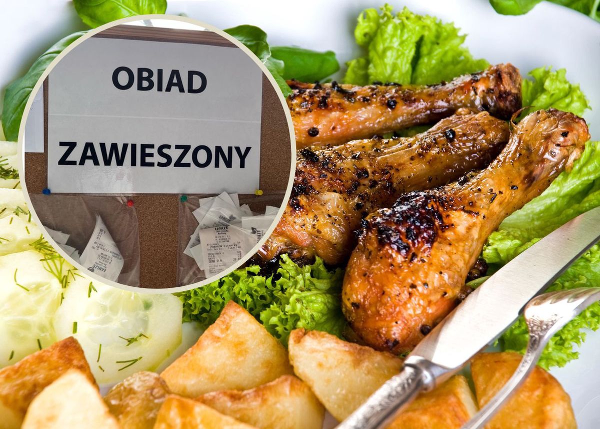 "Obiad zawieszony" - inicjatywa osiedlowego baru