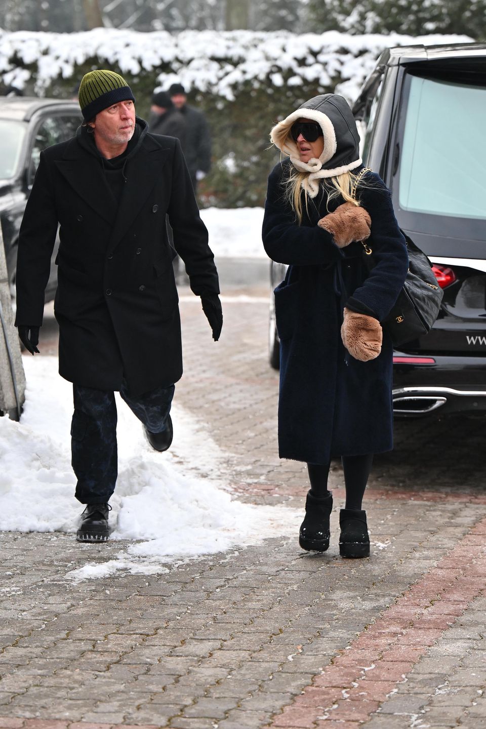 Monika Olejnik z partnerem