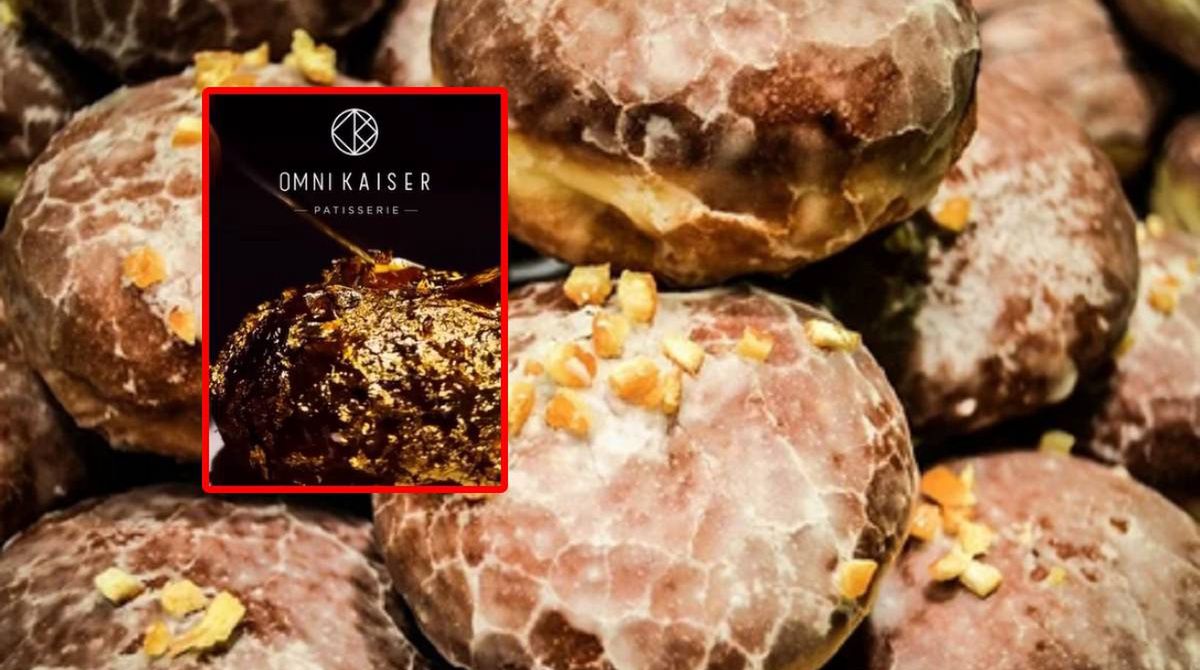 Najdroższe pączki w Polsce ze złotem. Nie każdy je zje