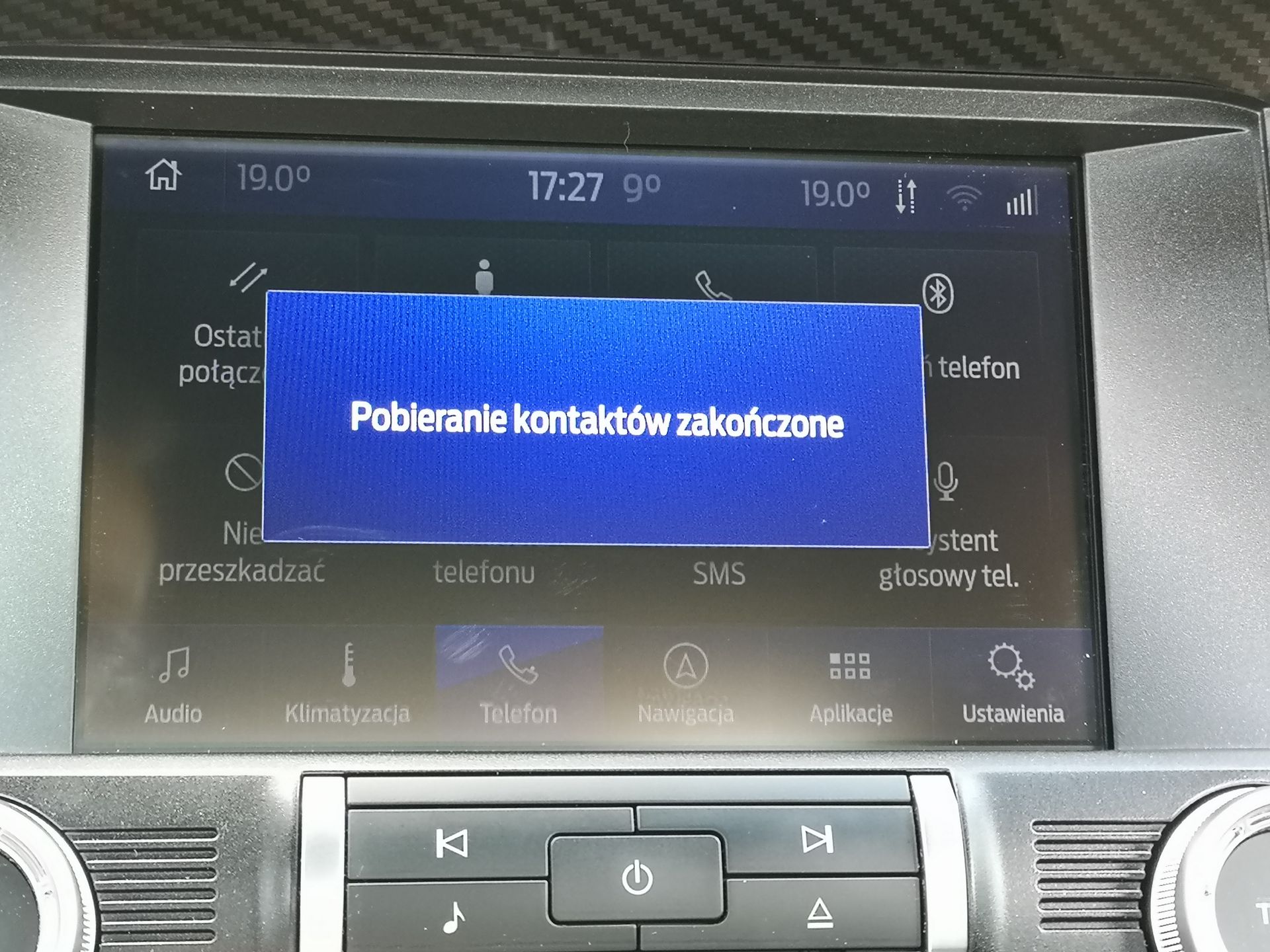 Ford Mustang GT: Działanie systemu SYNC 3, aplikacji FordPass oraz audio B&O 6