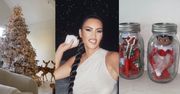 Kim Kardashian prezentuje swoje "oryginalne" świąteczne dekoracje: Elfy na kwarantannie w słoikach i białe choinki (ZDJĘCIA)