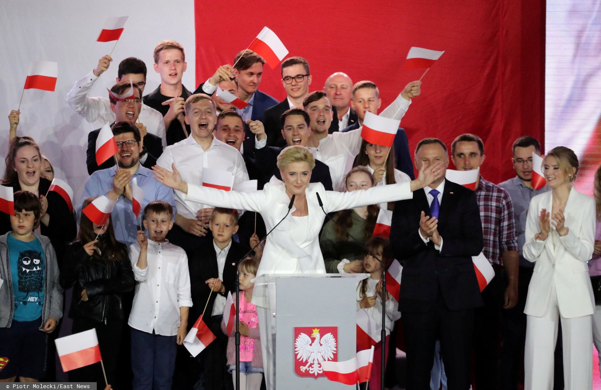 Agata Duda przerwała milczenie