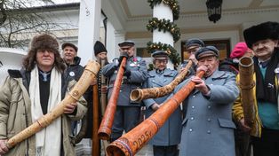 Ciechanowiec: Wielkie ligawki. Trwa międzynarodowy konkurs gry na instrumentach pasterskich