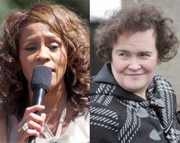Susan Boyle sławniejsza od Whitney Houston?!