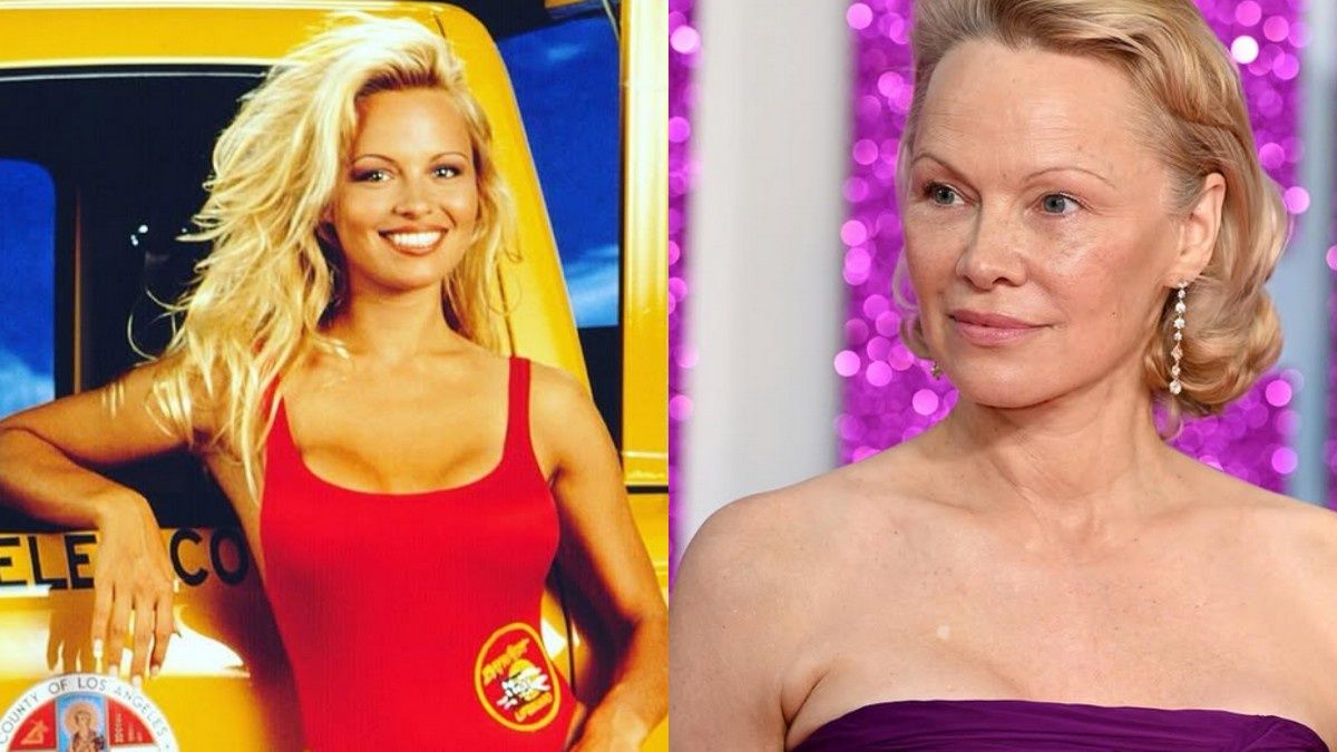 Pamela Anderson starzeje się jak wino. Tak zmieniała się gwiazda "Słonecznego patrolu"