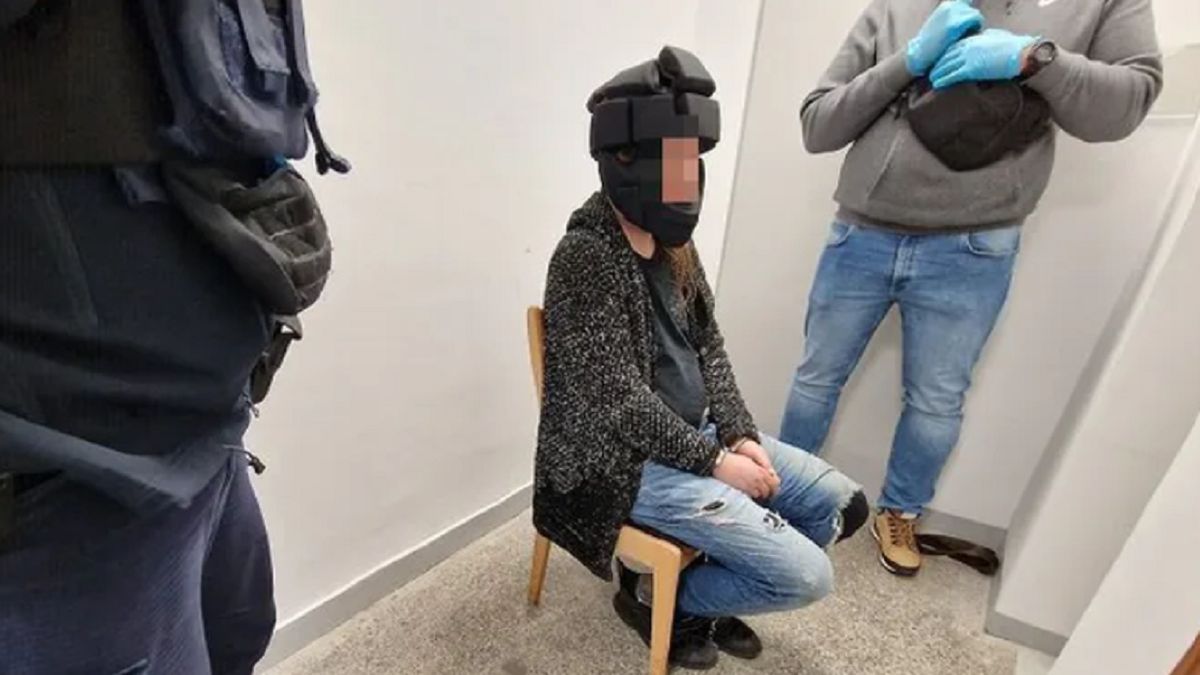 Maksymilian F. zatrzymany przez policję. 