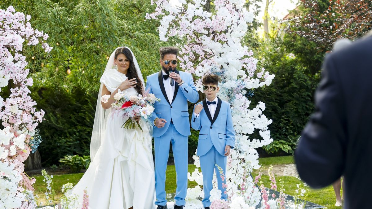 Maja i Krzysztof Rutkowski odnowili przysięgę podczas komunii ich syna