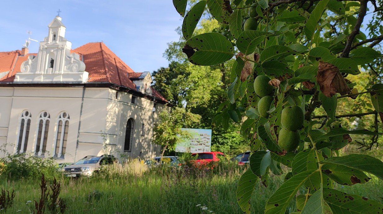 Tak obecnie wygląda miejsce przy starym szpitalu w Chojnicach