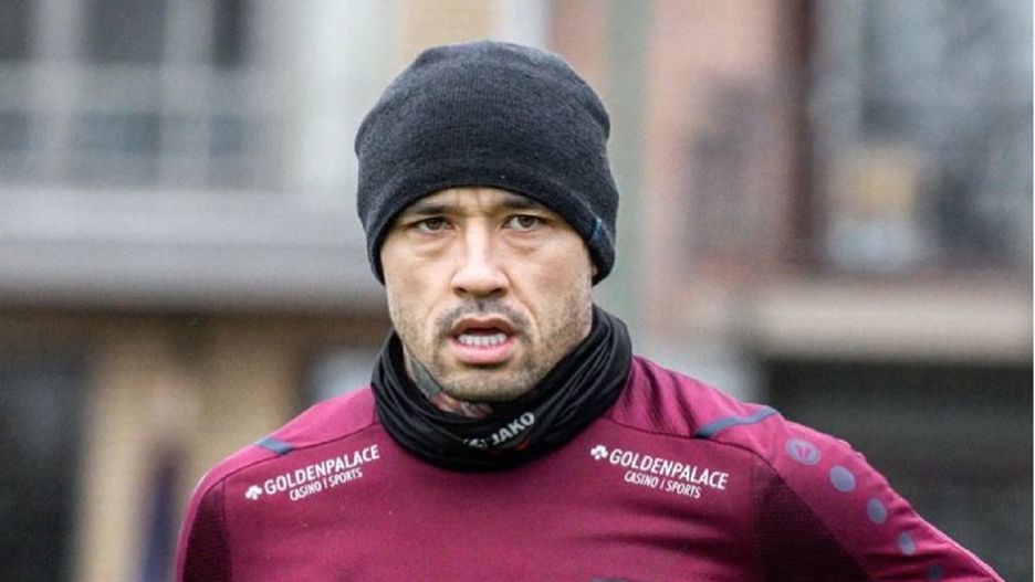 Radja Nainggolan w czasie treningu Royala Antwerp